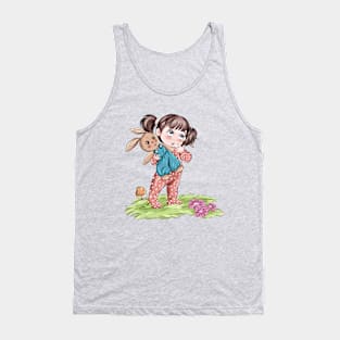 girl bunny shirt Tank Top